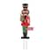 Glitzhome® 36" Christmas Metal African Nutcracker Yard Stake